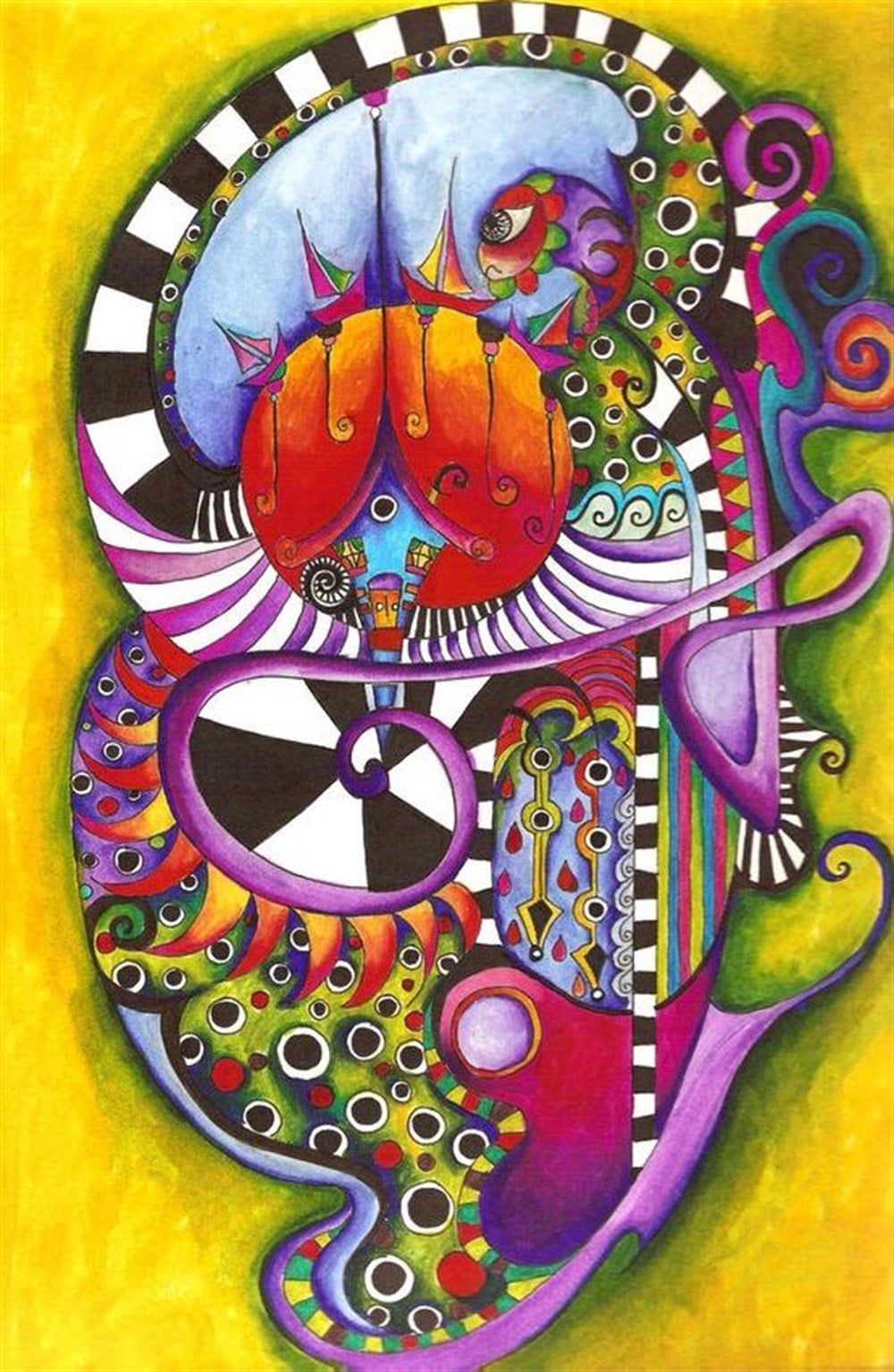 DESENMarcel Sanat Elmas Mozaik Tablo & Diamond Painting TurkeyM20174155Rengarenk Desen Marcel Sanat Elmas Mozaik Tablo 36x56cm