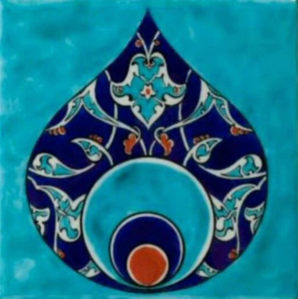 DESENMarcel Sanat Elmas Mozaik Tablo & Diamond Painting TurkeyM20176058Çini Desen Marcel Sanat Elmas Mozaik Tablo 66X66cm