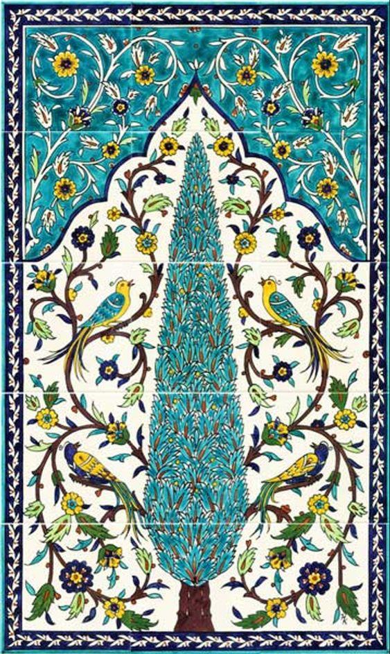 DESENMarcel Sanat Elmas Mozaik Tablo & Diamond Painting TurkeyM20176994Çni Desen Selvi Ağacı 52x85cm-Marcel Sanat Elmas Mozaik Tablo