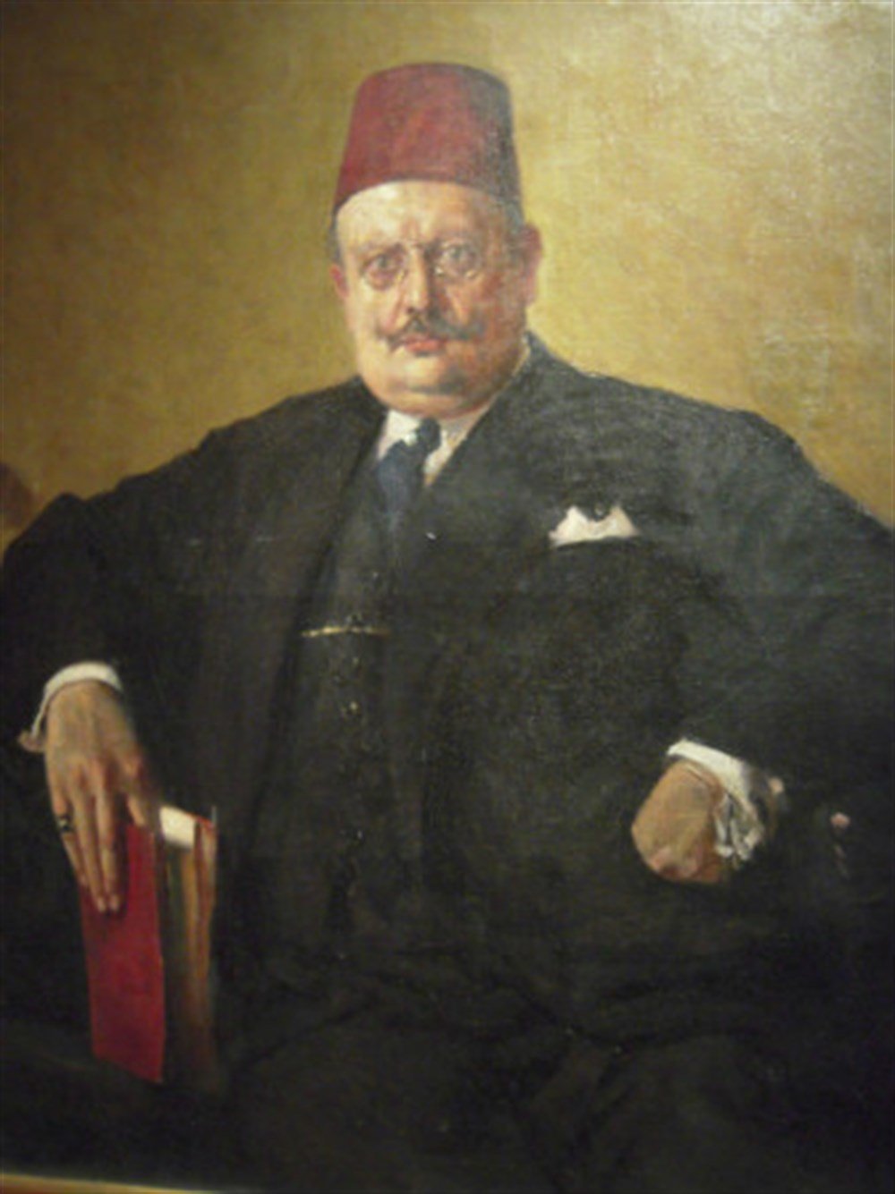Feyhaman Duran (1886-1970)Celaleddin Arif Bey (1907) Elmas Mozaik Tablo 43x58cm