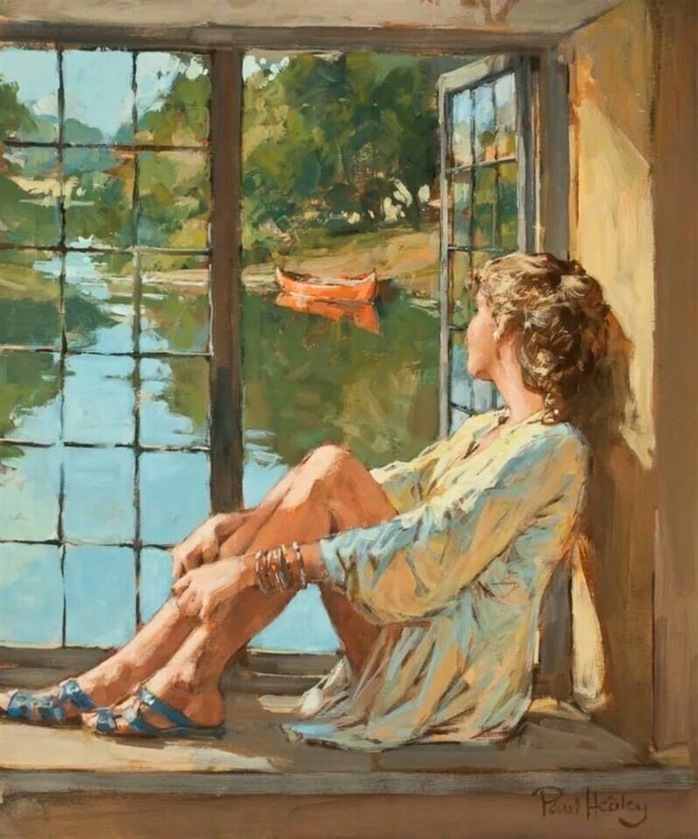 Huzuru Seyretmek Elmas Mozaik Tablo 45x53cm