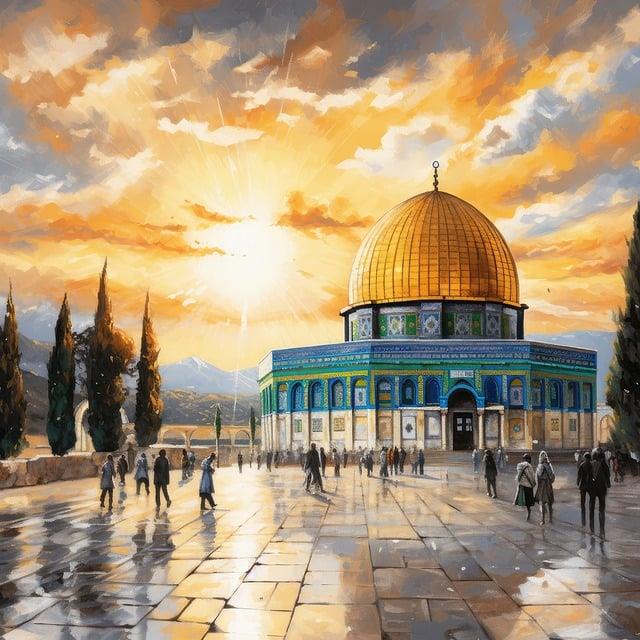 İSLAMMarcel Sanat Elmas Mozaik Tablo & Diamond Painting TurkeyM20176727Mescidi Aksa60X60cm-M20176727-Marcel Sanat Elmas Mozaik Tablo