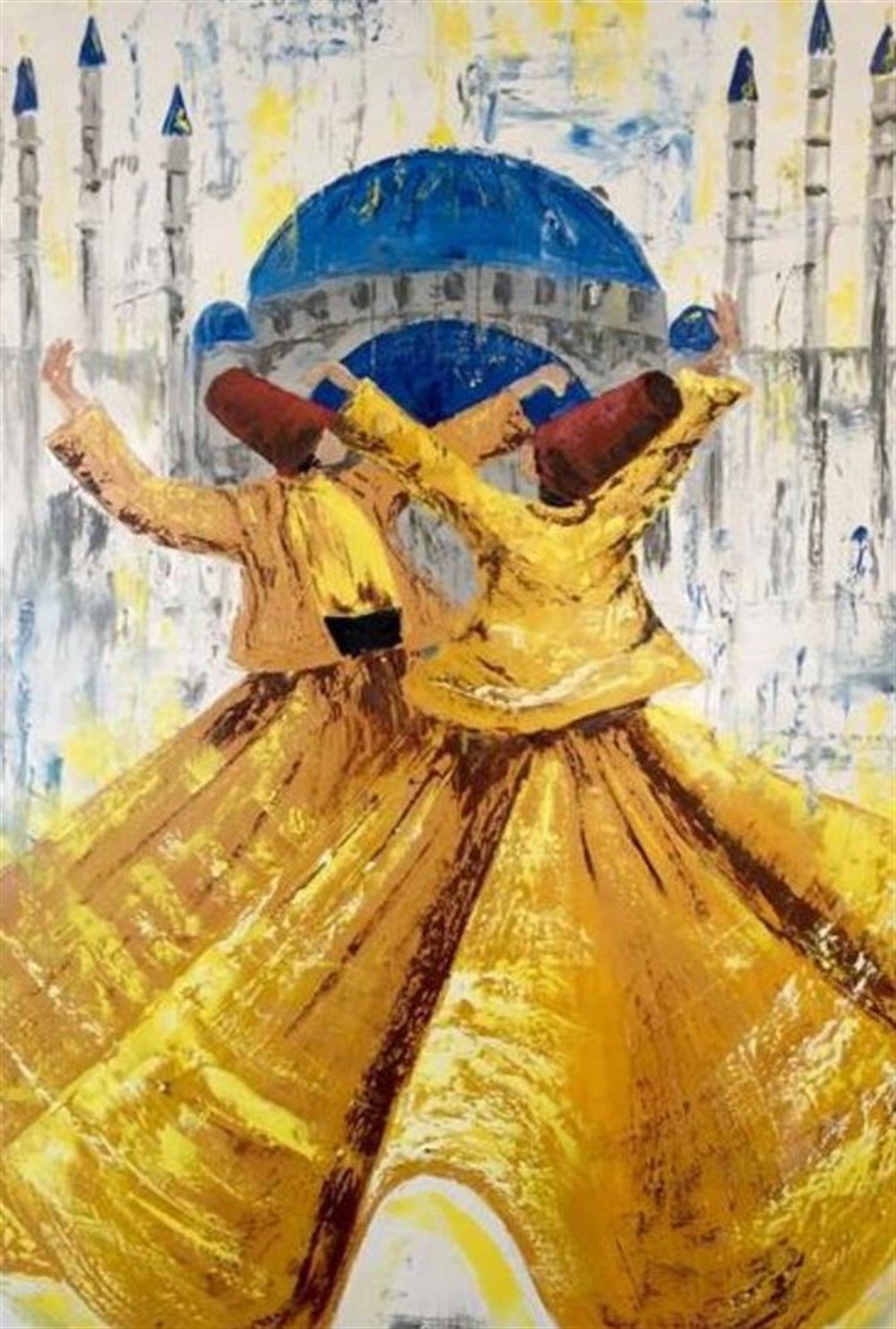 İSLAMMarcel Sanat Elmas Mozaik Tablo & Diamond Painting TurkeyM20176373Semazenler Marcel Sanat Elmas Mozaik Tablo 33X51cm
