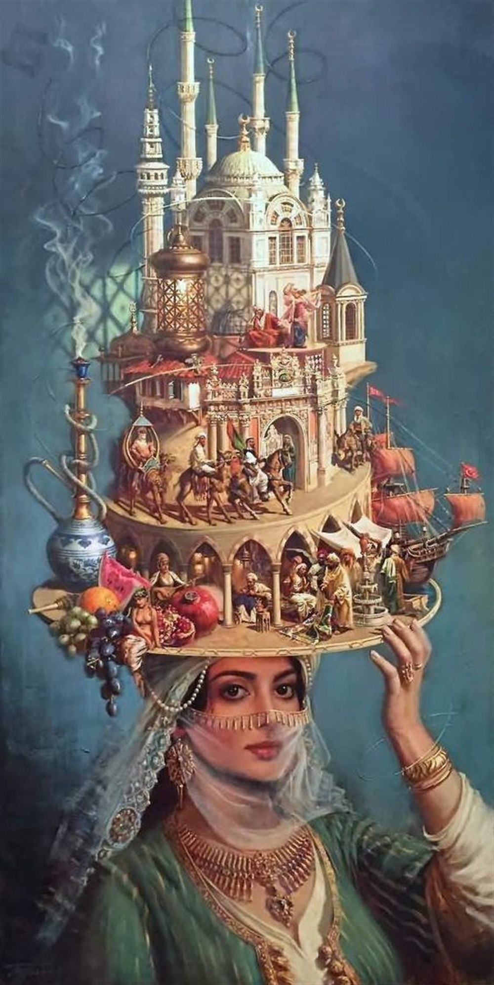 KLASİKMarcel Sanat Elmas Mozaik Tablo & Diamond Painting TurkeyM20173693Pers Kadını Marcel Sanat Elmas Mozaik Tablo 46X91cm