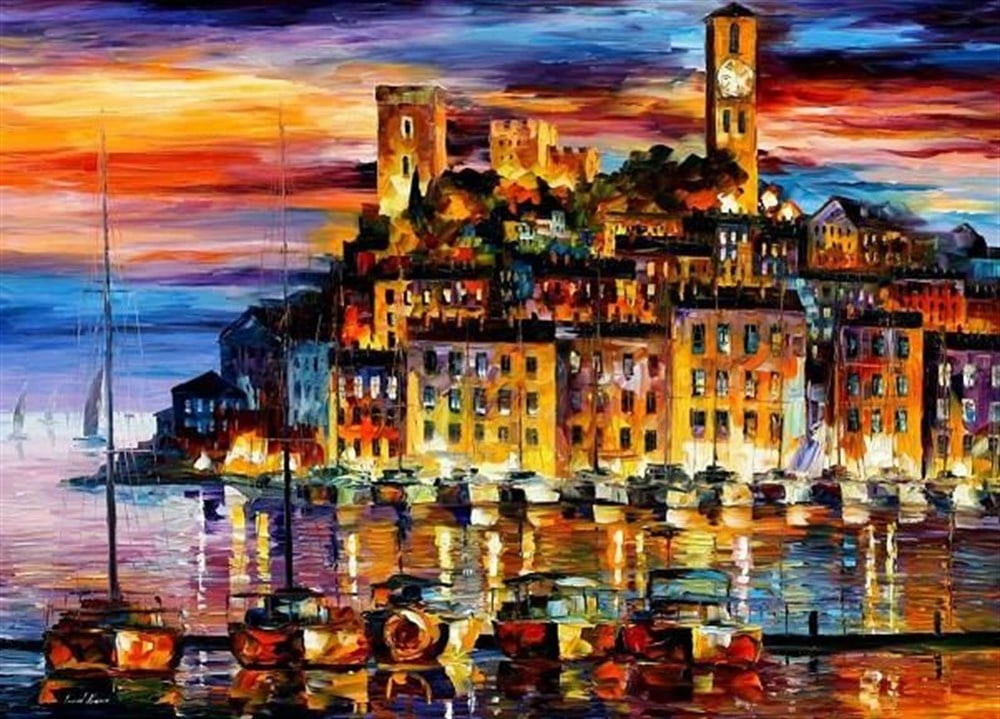Lenoid Afremov Fransa-Cannes Elmas Mozaik Tablo 60x43cm