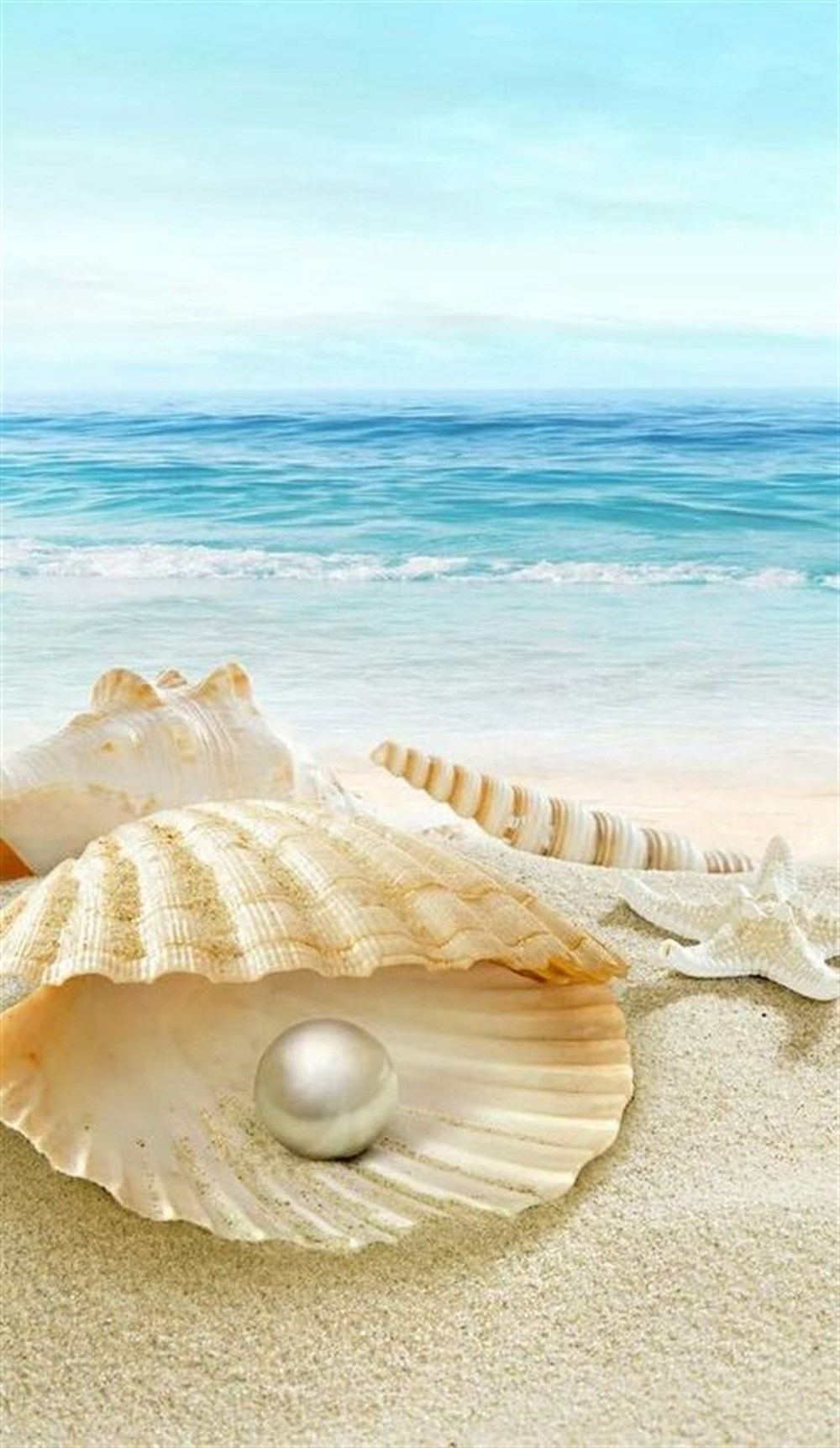 MANZARAMarcel Sanat Elmas Mozaik Tablo & Diamond Painting TurkeyM20174093Kumsaldaki İstiridye Ve İnci Marcel Sanat Elmas Mozaik Tablo 28X51cm