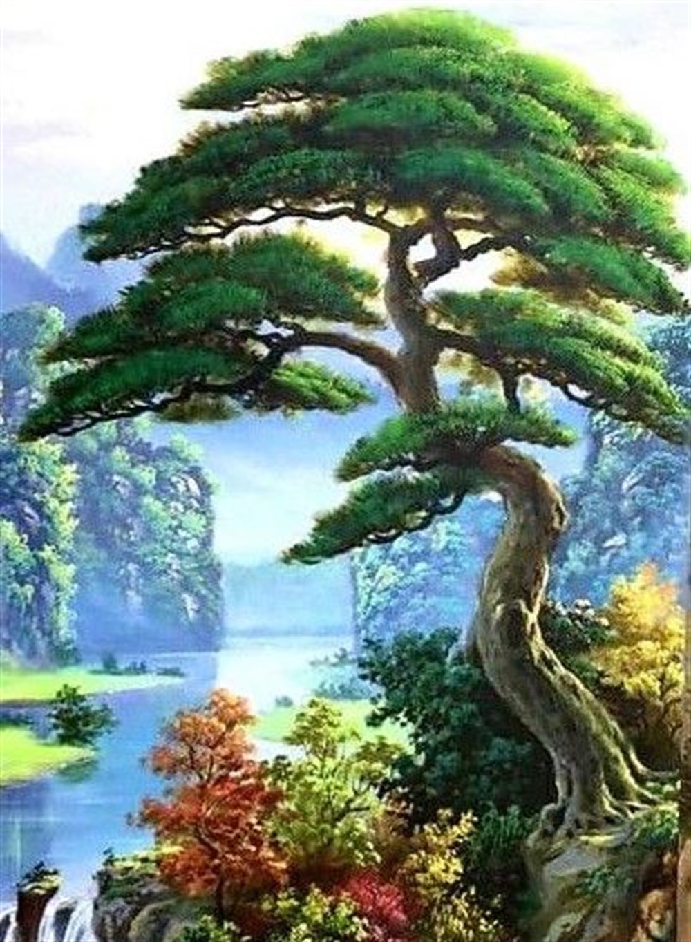 MANZARAMarcel Sanat Elmas Mozaik Tablo & Diamond Painting TurkeyM20176175Muhteşem Doğa Marcel Sanat Elmas Mozaik Tablo 53X71cm