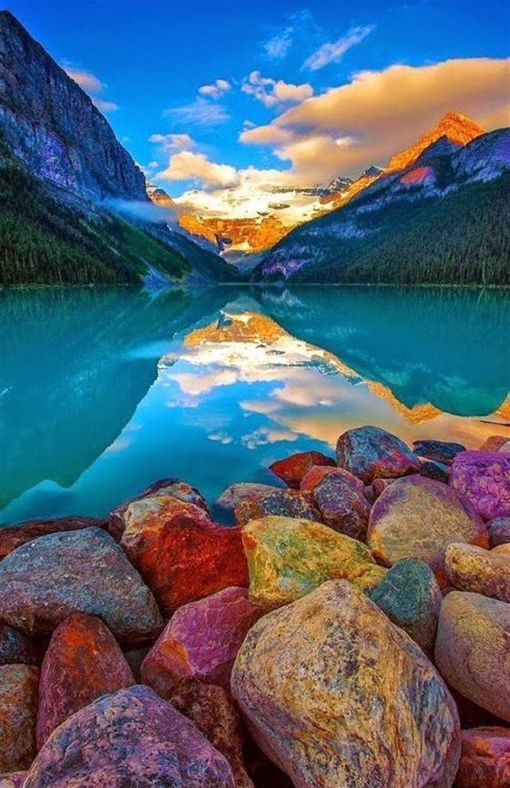 MANZARAMarcel Sanat Elmas Mozaik Tablo & Diamond Painting TurkeyM20173834Göl Manzarası Marcel Sanat Elmas Mozaik Tablo 38x58cm