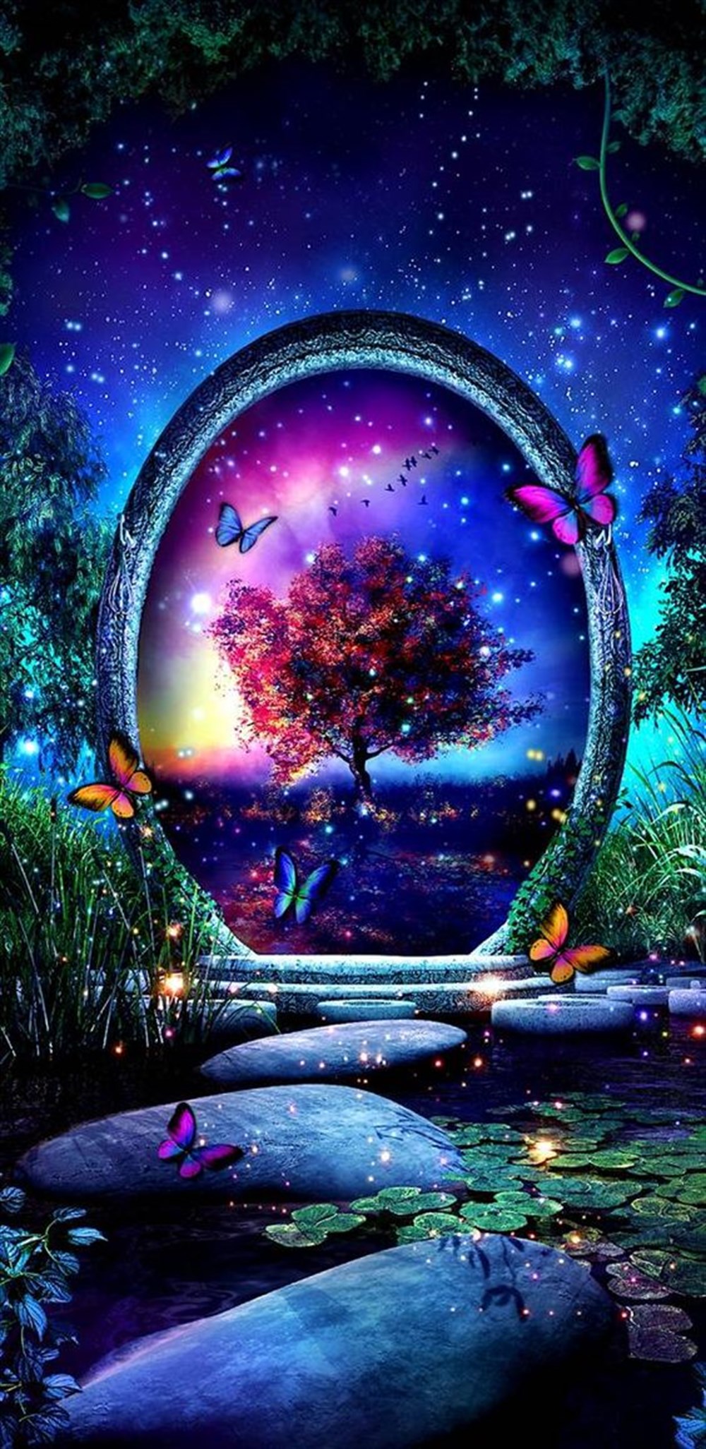 MANZARAMarcel Sanat Elmas Mozaik Tablo & Diamond Painting TurkeyM20173770Mistik Dünya Marcel Sanat Elmas Mozaik Tablo 38x79cm