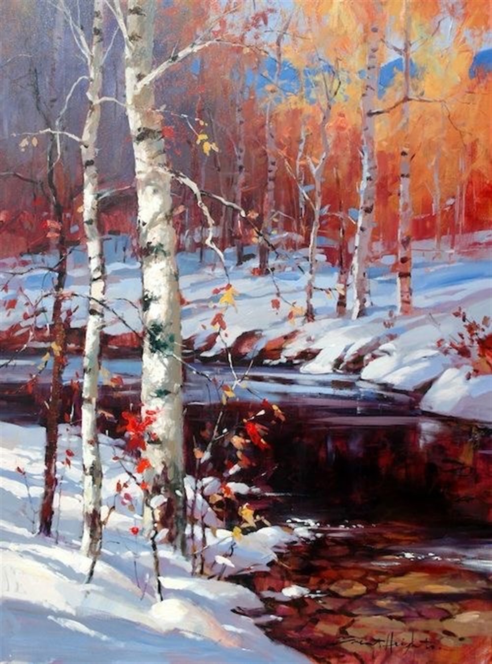 MANZARAMarcel Sanat Elmas Mozaik Tablo & Diamond Painting TurkeyM20173347Kar Ve Doğa Marcel Sanat Elmas Mozaik Tablo 46x64 cm