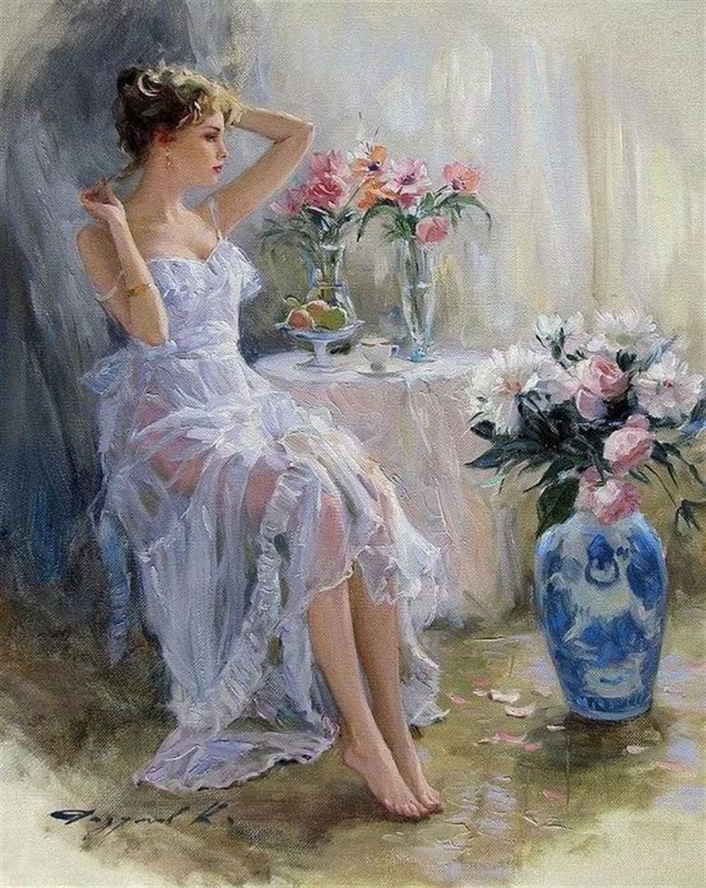 Marcel Kristal Klasik Serisi Elmas Mozaik Tablo 51x64cm