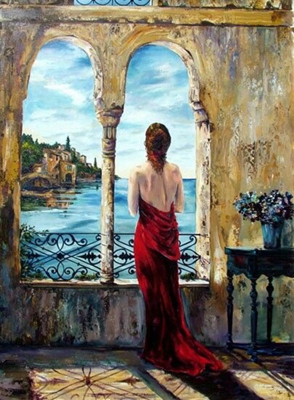 Marcel Kristal Klasik Serisi Elmas Mozaik Tablo 41x56cm