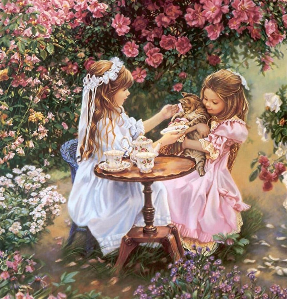 Marcel Kristal Klasik Serisi Elmas Mozaik Tablo 58x61cm