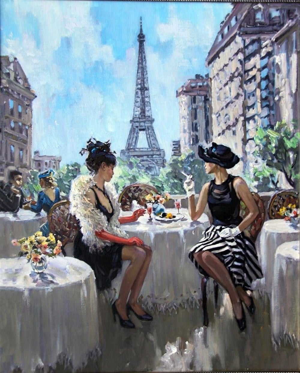 Marcel Kristal Klasik Serisi Elmas Mozaik Tablo 46x56cm