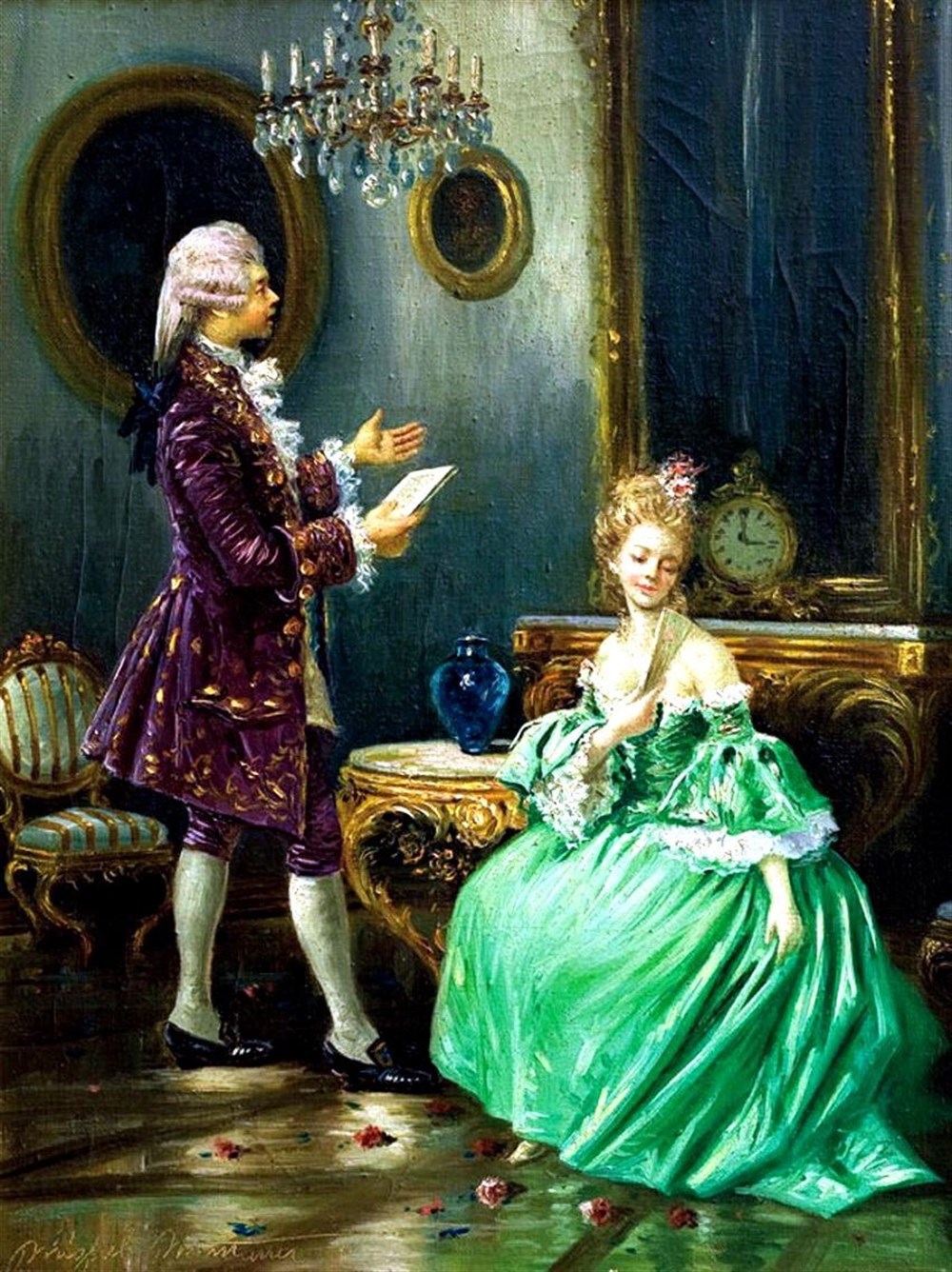 Marcel Kristal Klasik Serisi Elmas Mozaik Tablo 48x64cm
