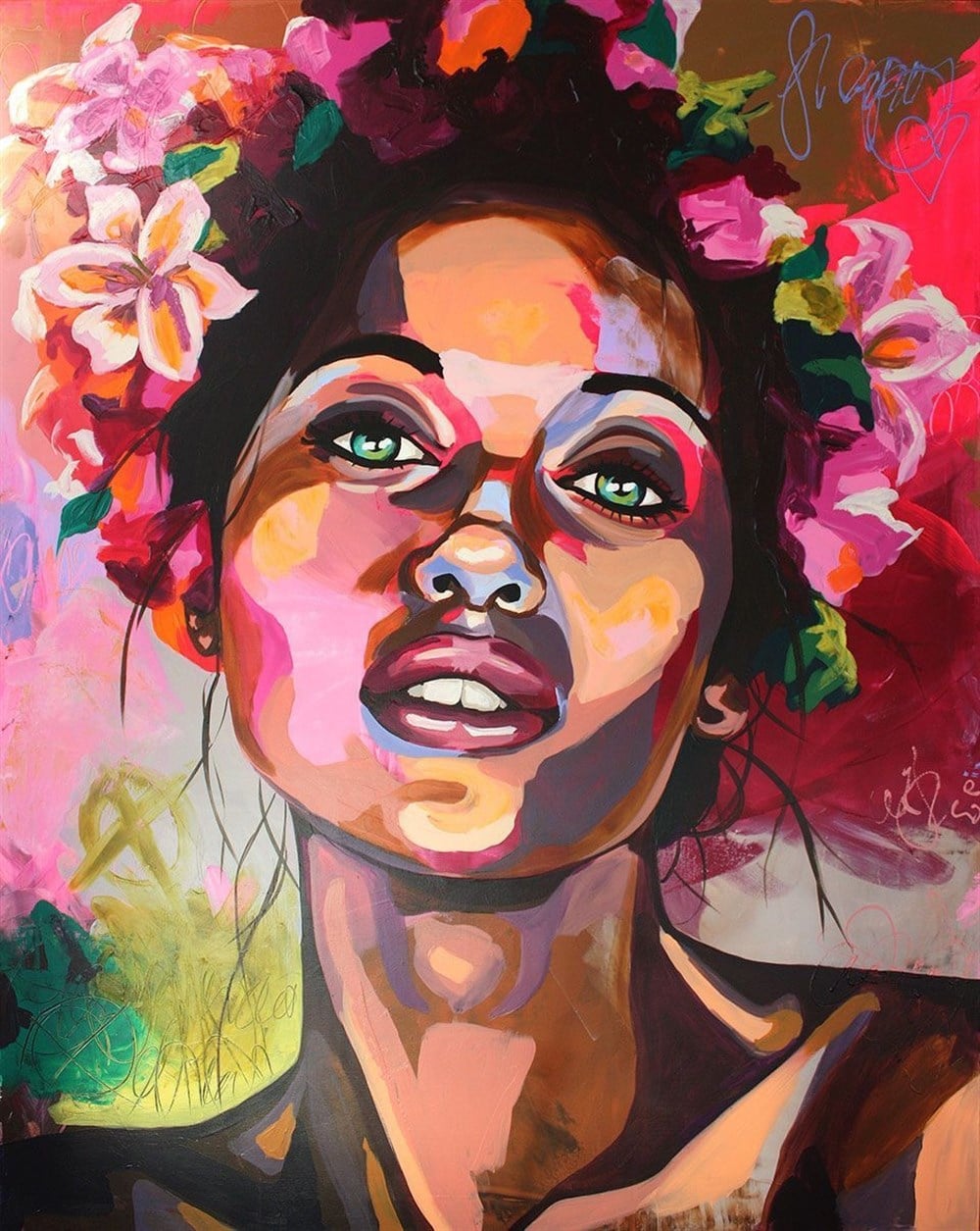 Marcel Kristal Modern Serisi Elmas Mozaik Tablo 41x51cm