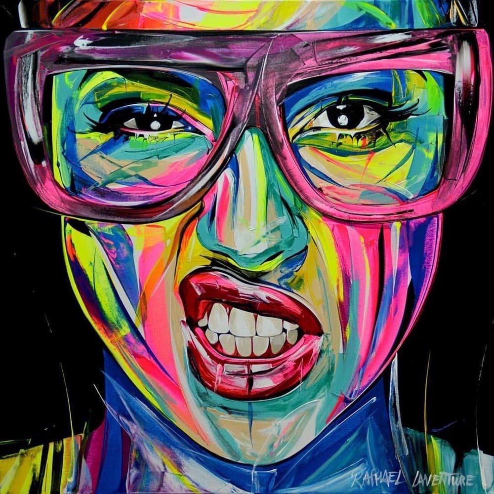 Marcel Kristal Modern Serisi Elmas Mozaik Tablo 51x51cm