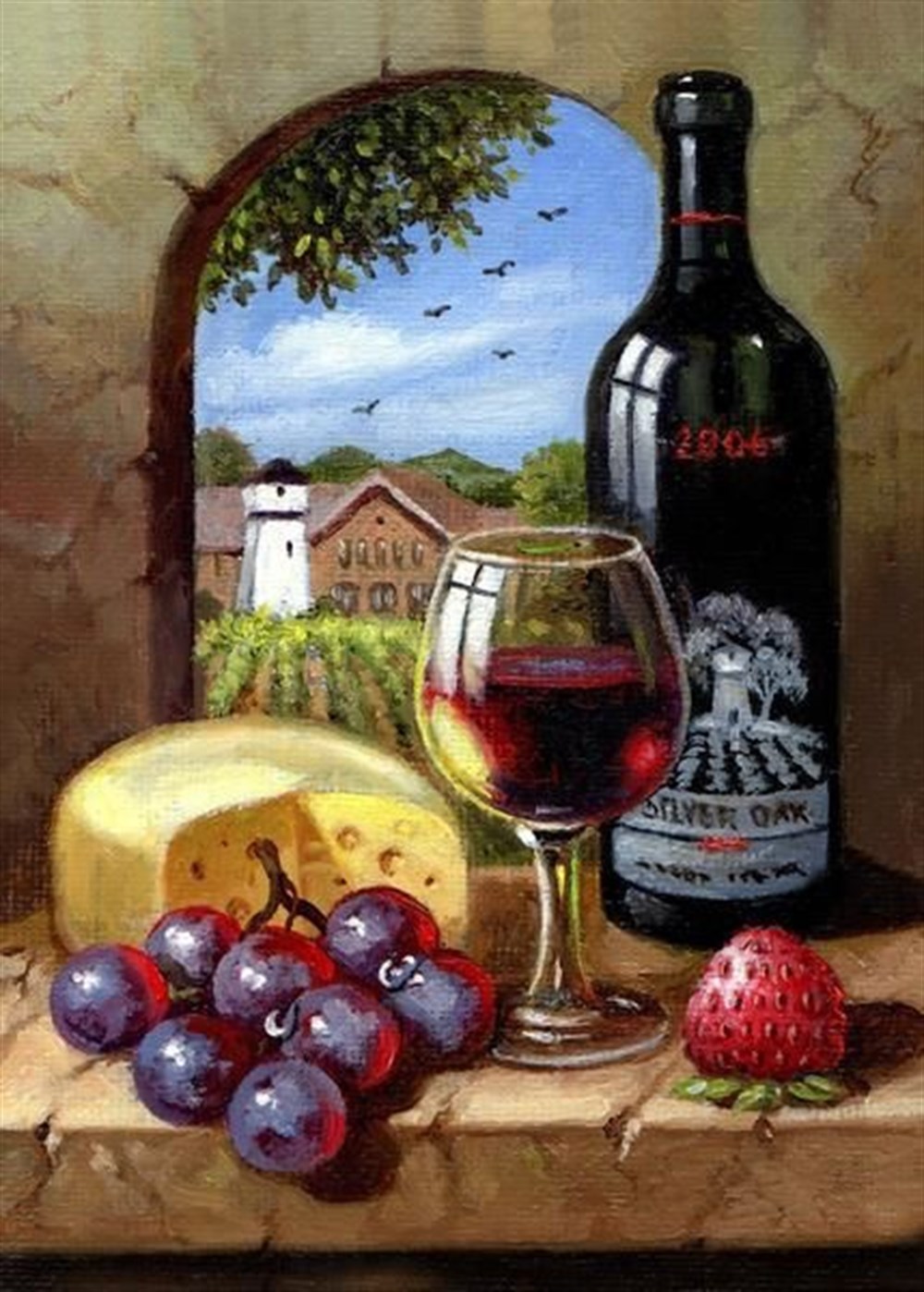 Marcel Mutfak Elmas Mozaik Tablo 41x56cm