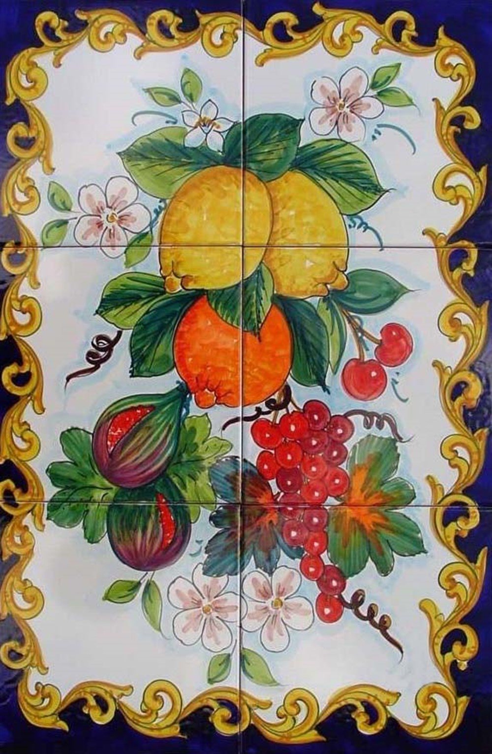 Marcel Sanat Elmas Mozaik Puzzle Tablo Çini Seramik Desen 40x60 cm 
