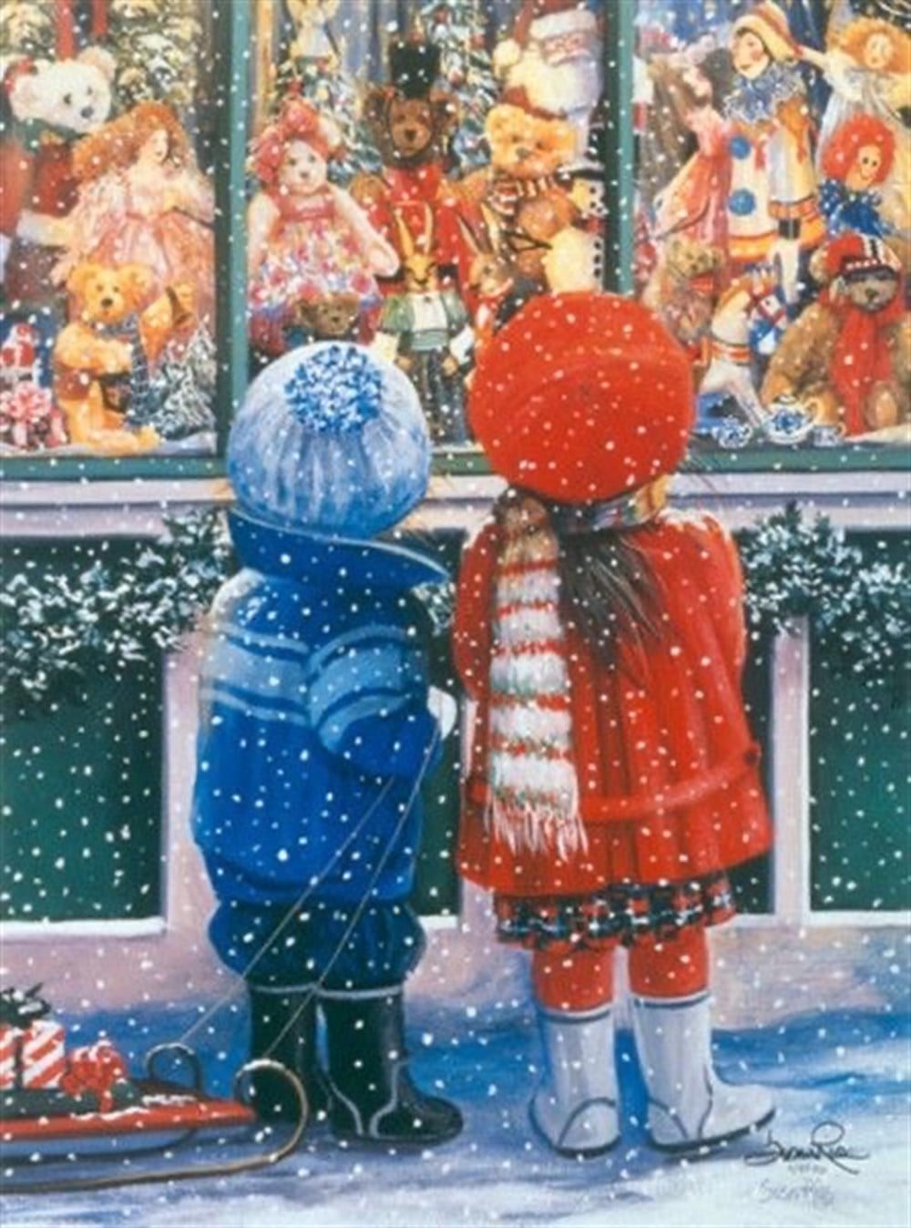 Marcel Sanat Elmas Mozaik Puzzle Tablo Yılbaşı Serisi 42x57 cm