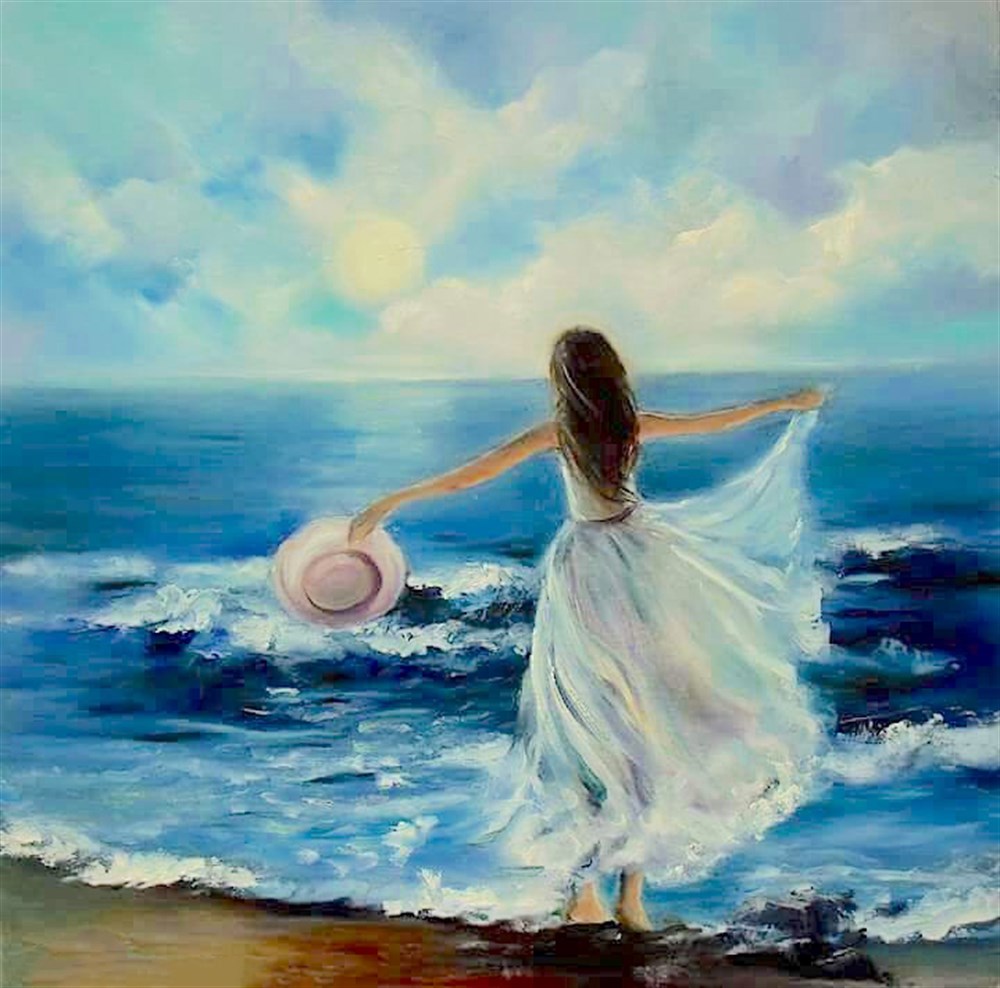 Marcel Sanat Modern Serisi Elmas Mozaik Tablo 50x50cm