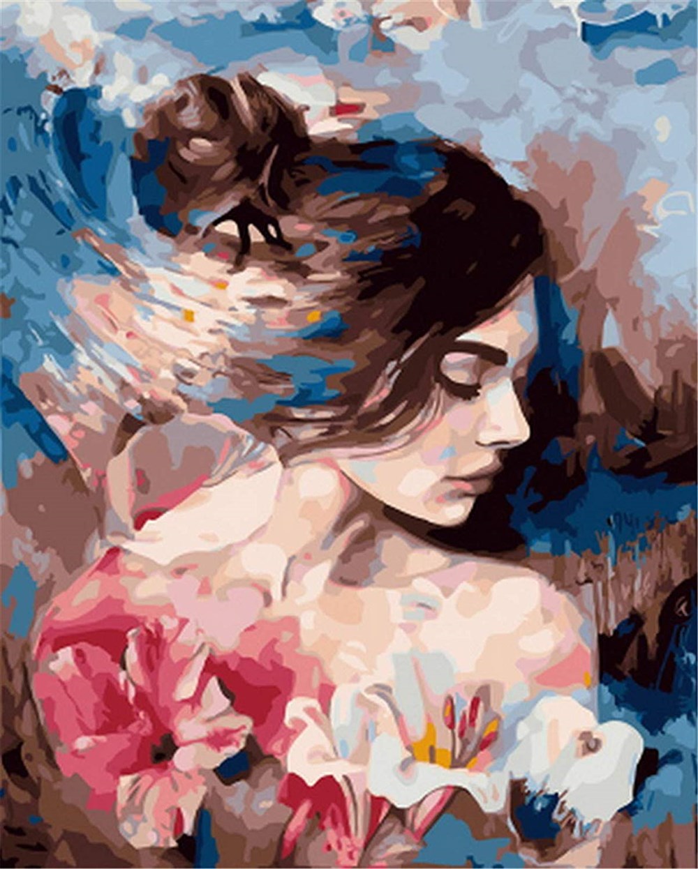 Marcel Sanat Modern Serisi Elmas Mozaik Tablo 46x58cm