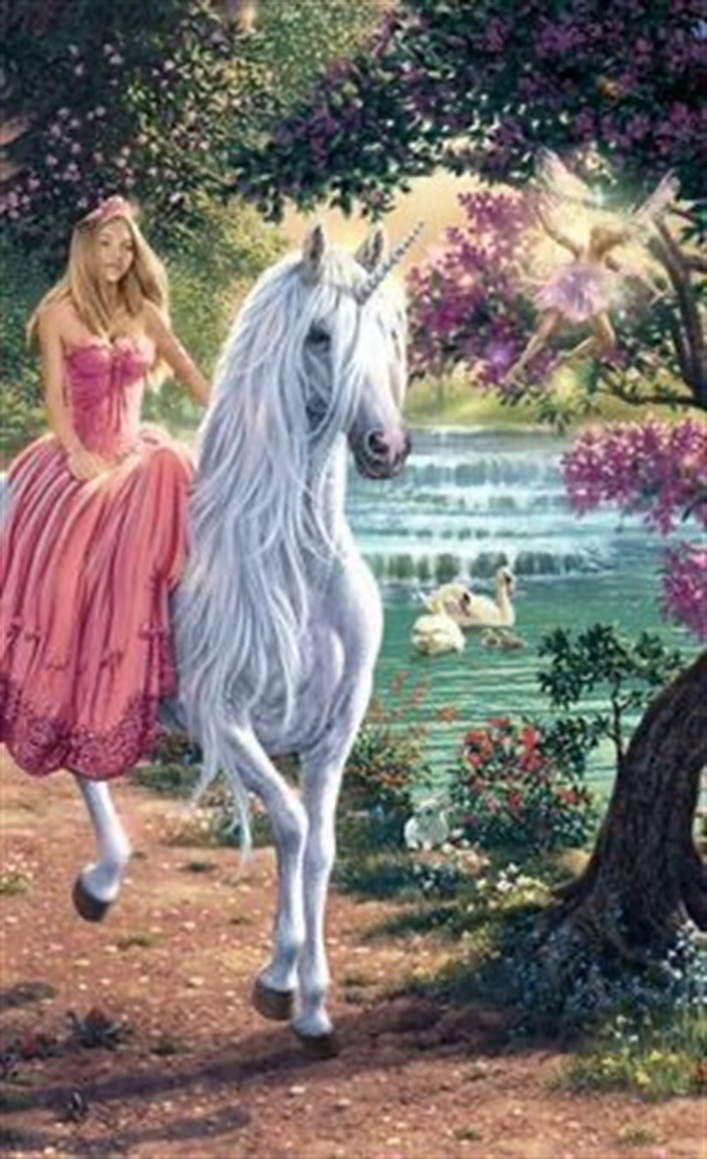 Marcel Sanat Perinin Sihirli Orman Gezintisi Elmas Mozaik Tablo 36x60cm