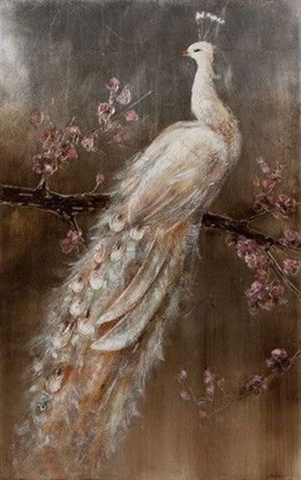 Marcel Tavuskuşu Elmas Mozaik Tablo 46x71cm