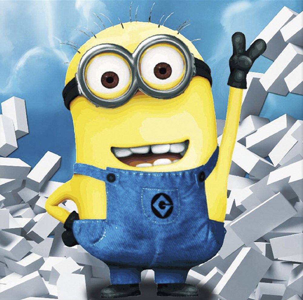 Minions Çocuk Elmas Mozaik 