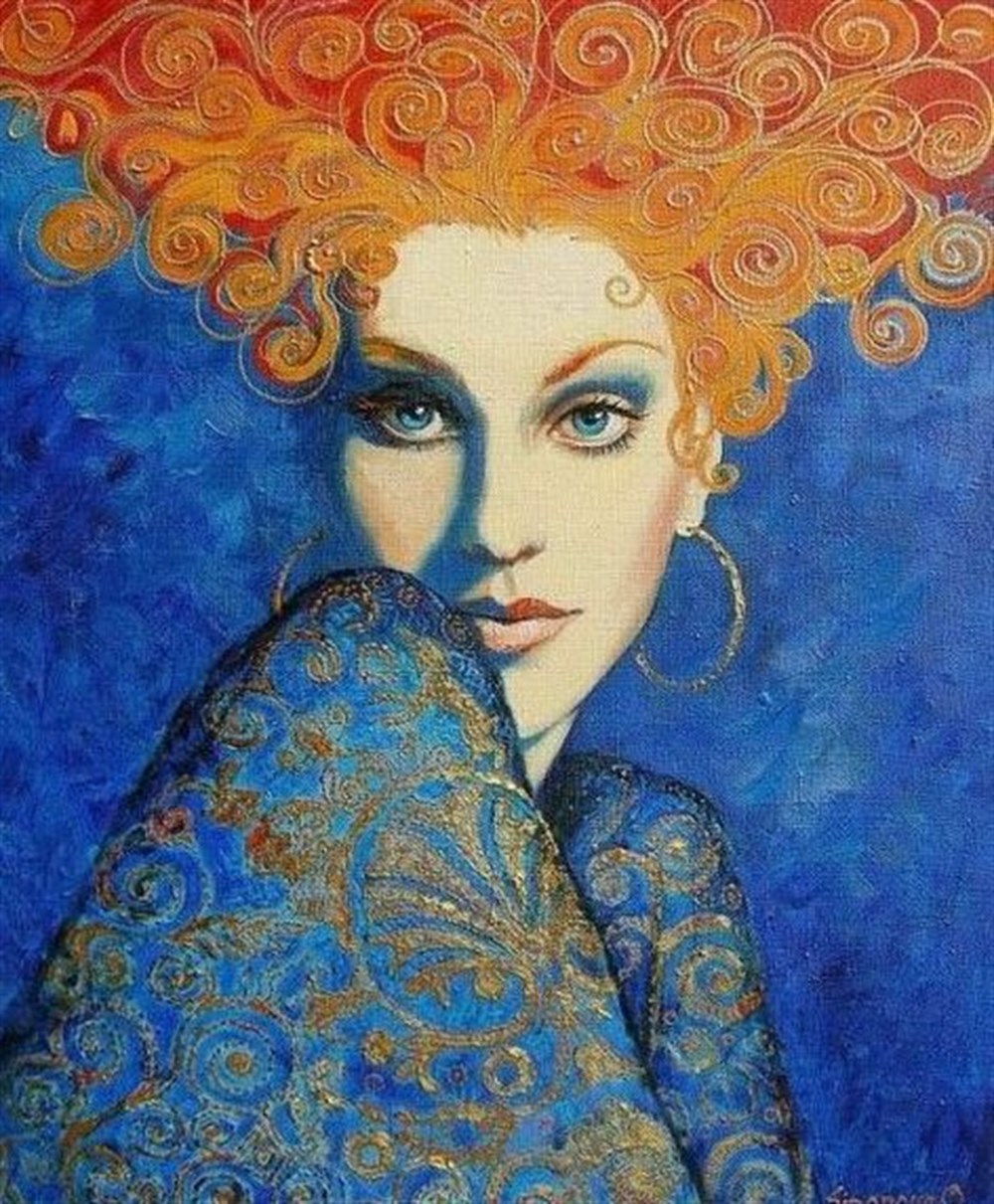 MODERNMarcel Sanat Elmas Mozaik Tablo & Diamond Painting TurkeyM20176414Sanatsal Kadın Marcel Sanat Elmas Mozaik Tablo 46X53cm