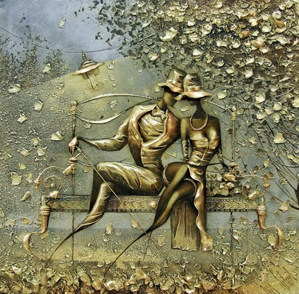 MODERNMarcel Sanat Elmas Mozaik Tablo & Diamond Painting TurkeyM20176378Bir Sonbahar Günü Marcel Sanat Elmas Mozaik Tablo 61X58cm