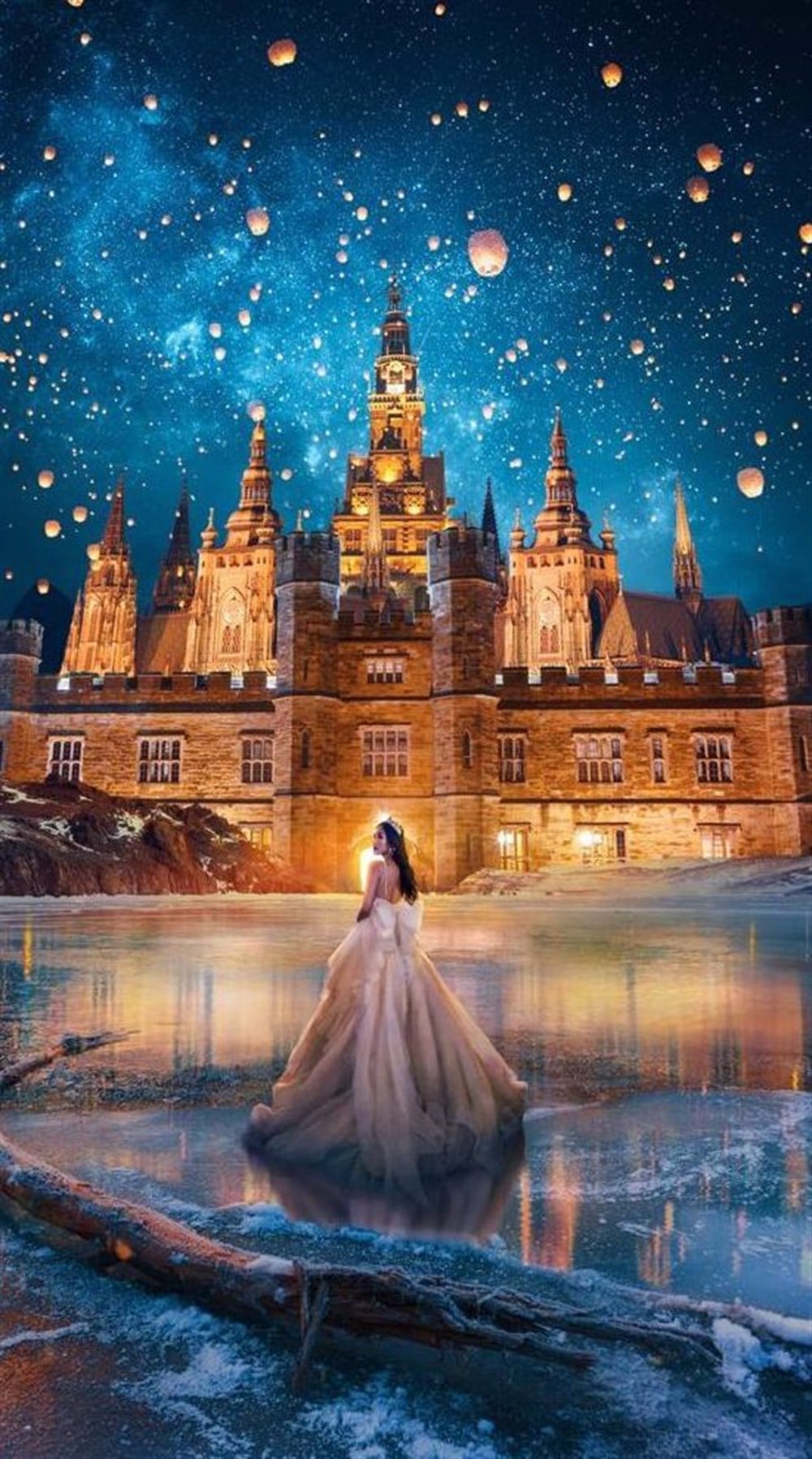 MODERNMarcel Sanat Elmas Mozaik Tablo & Diamond Painting TurkeyM20173863Şatodaki Prenses Marcel Sanat Elmas Mozaik Tablo 41x71cm