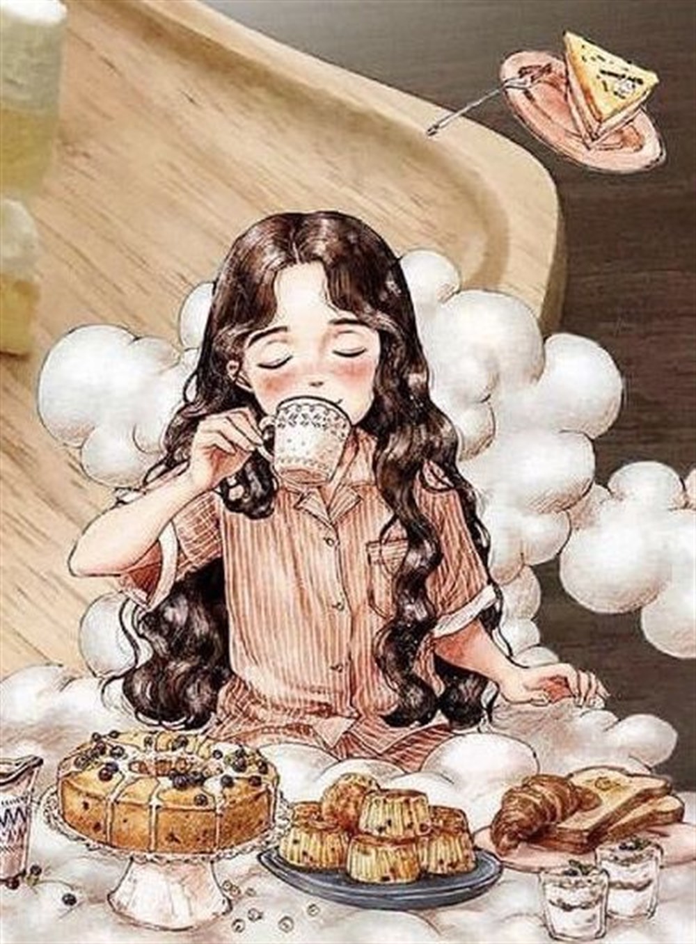 MODERNMarcel Sanat Elmas Mozaik Tablo & Diamond Painting TurkeyM20174399Çay Saati Marcel Sanat Elmas Mozaik Tablo 46X61cm