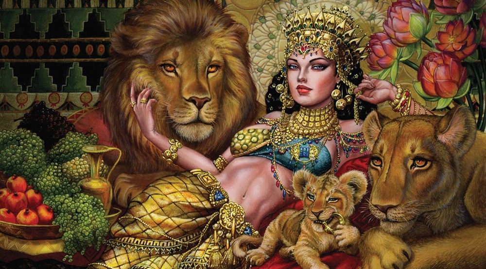 MODERNMarcel Sanat Elmas Mozaik Tablo & Diamond Painting TurkeyM20174321Sheba Kraliçesi Marcel Sanat Elmas Mozaik Tablo 79x43cm