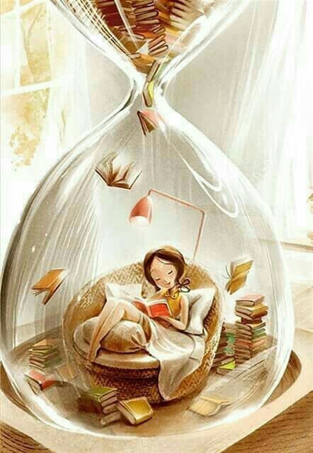 MODERNMarcel Sanat Elmas Mozaik Tablo & Diamond Painting TurkeyM20173983Kum Saatinin İçindeki Kız Marcel Sanat Elmas Mozaik Tablo  38X56cm