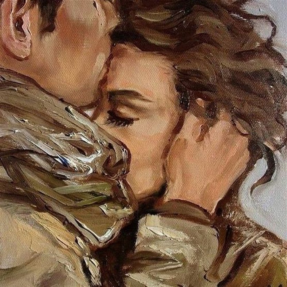 MODERNMarcel Sanat Elmas Mozaik Tablo & Diamond Painting TurkeyM20176111Çift-Marcel Sanat Elmas Mozaik Tablo 51X51cm