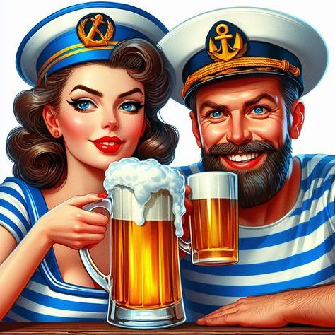 MODERNMarcel Sanat Elmas Mozaik Tablo & Diamond Painting TurkeyM20176998Denizci Çift 50X50cm-Marcel Sanat Elmas Mozaik Tablo