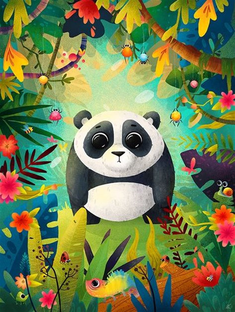 MODERNMarcel Sanat Elmas Mozaik Tablo & Diamond Painting TurkeyM20176150Panda Marcel Sanat Elmas Mozaik Tablo 53X71cm