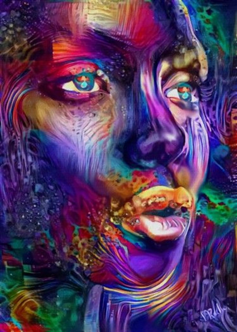 MODERNMarcel Sanat Elmas Mozaik Tablo & Diamond Painting TurkeyM20173563Rengarenk Marcel Sanat Elmas Mozaik Tablo 64x89cm