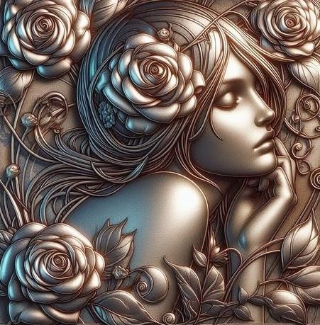 MODERNMarcel Sanat Elmas Mozaik Tablo & Diamond Painting TurkeyM20177004Kadın 50X50cm-Marcel Sanat Elmas Mozaik Tablo