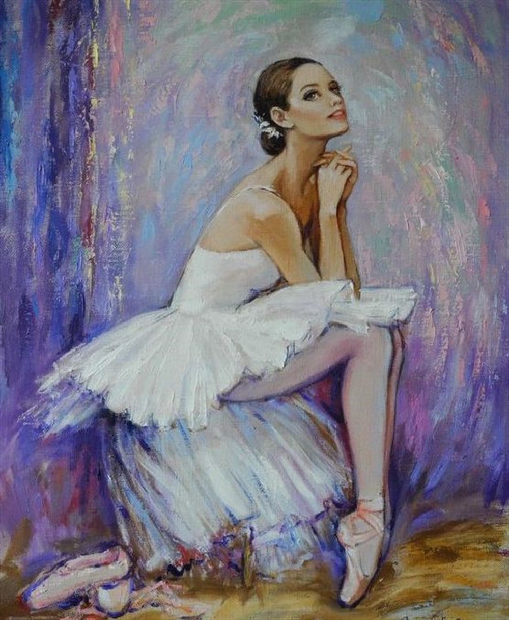 MODERNMarcel Sanat Elmas Mozaik Tablo & Diamond Painting TurkeyM20176628Zarif Balerin Marcel Sanat Elmas Mozaik Tablo 53X64cm