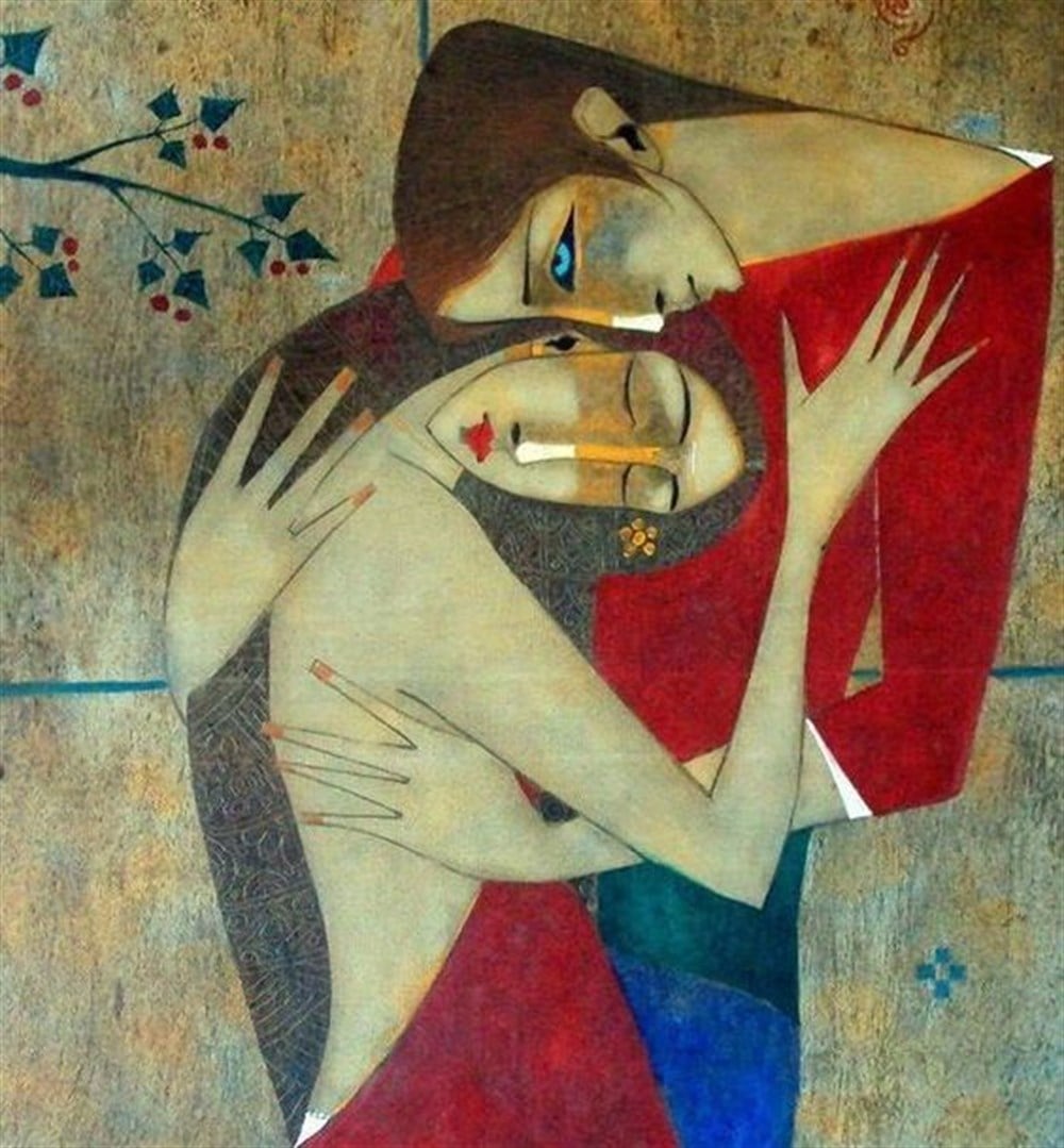 MODERNMarcel Sanat Elmas Mozaik Tablo & Diamond Painting TurkeyM20173463Huzurun  Kollarında Marcel Sanat Elmas Mozaik Tablo 48x53cm