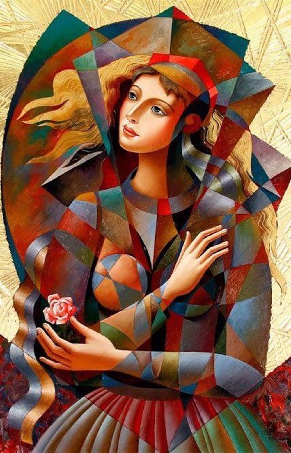 MODERNMarcel Sanat Elmas Mozaik Tablo & Diamond Painting TurkeyM20176384Kadın Ve  Tablo Marcel Sanat Elmas Mozaik Tablo 38X58cm