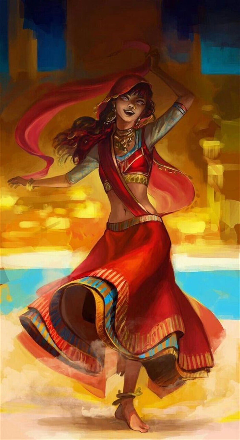 MODERNMarcel Sanat Elmas Mozaik Tablo & Diamond Painting TurkeyM20173523İspanyol Dansçı Kadın Marcel Sanat Elmas Mozaik Tablo 38x71cm