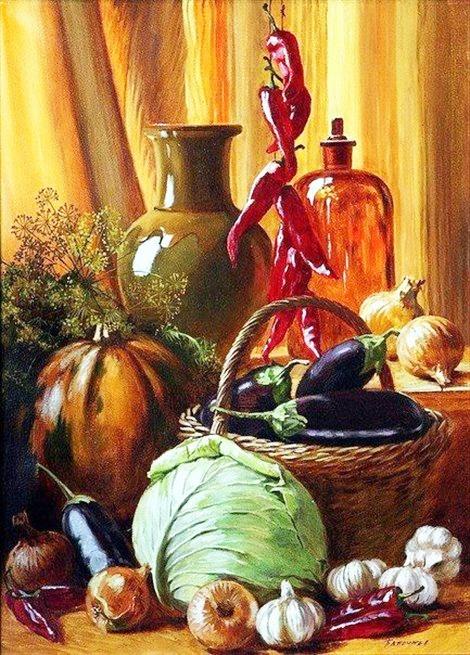 MUTFAKMarcel Sanat Elmas Mozaik Tablo & Diamond Painting TurkeyM20170984LAHANA 41X58CM