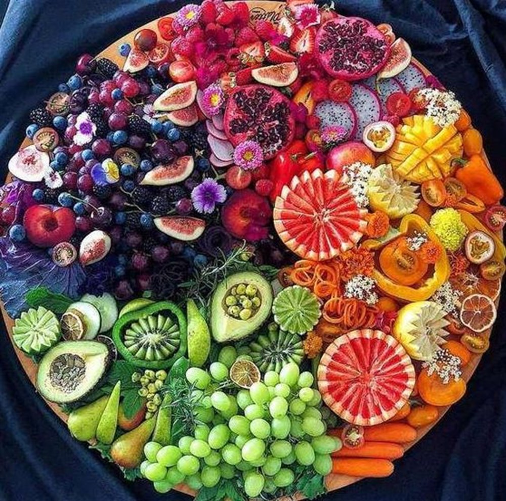 MUTFAKMarcel Sanat Elmas Mozaik Tablo & Diamond Painting TurkeyM20173981Karışık Meyveler Marcel Sanat Elmas Mozaik Tablo 53x53cm