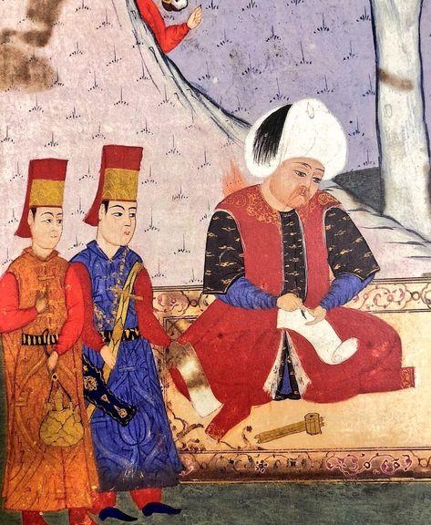 OSMANLIMarcel Sanat Elmas Mozaik Tablo & Diamond Painting TurkeyM20176786Şehzade Selim Sokullu Mehmet Paşa'ya Zigetvar'a yaklaştığını Bildiren Mektubu Yazıyor 57x70cm-Marcel Sanat Elmas Mozaik Tablo