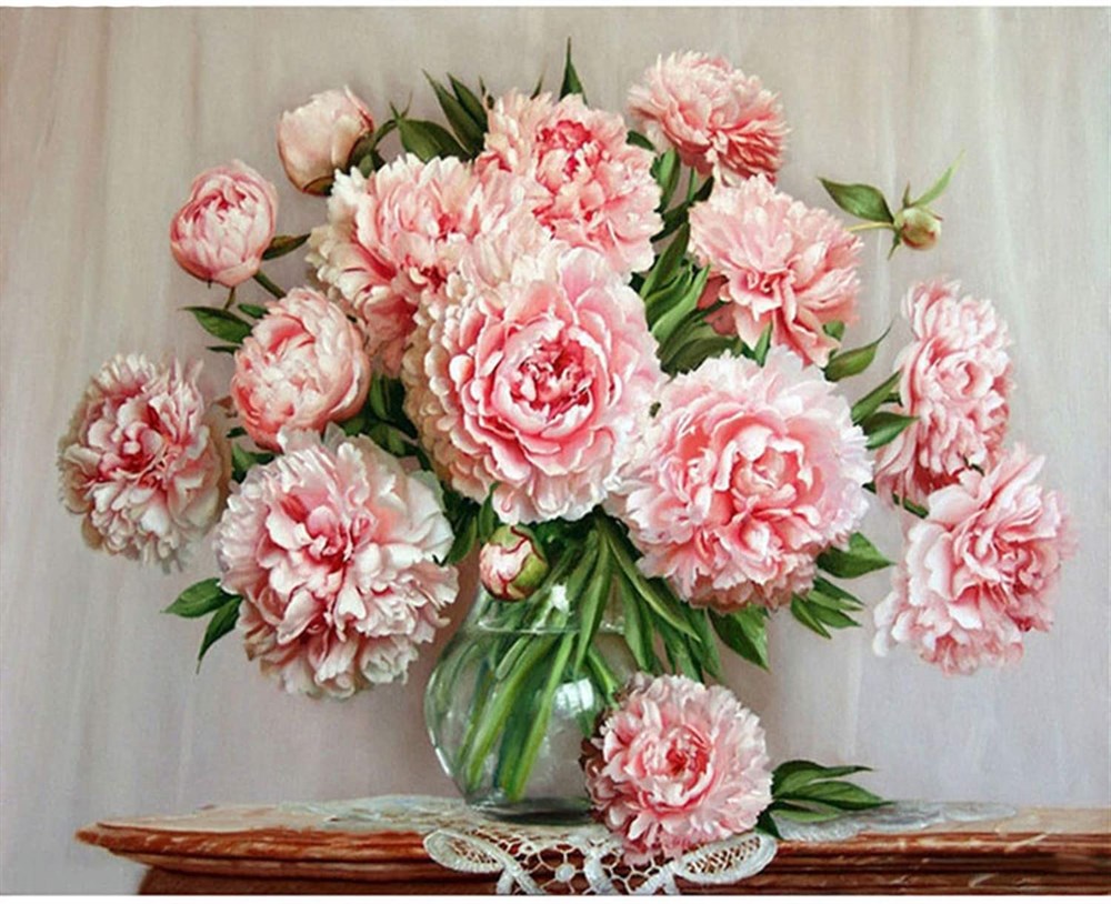 Pembe Çiçekler (64x51)