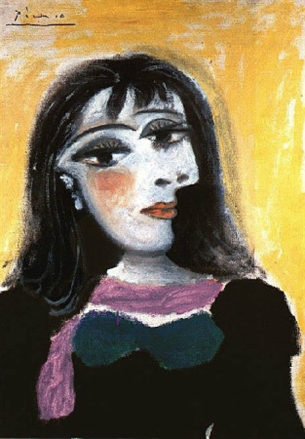 Picasso Dora Maar, 1937 Elmas Mozaik Tablo 41x58cm