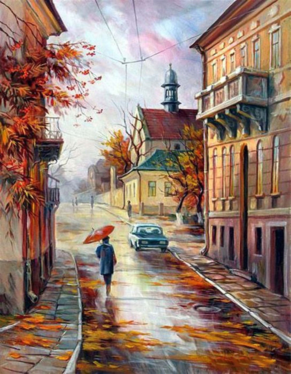 Sonbaharda Yağmurlu Bir Gün Elmas Mozaik Tablo 40x50cm marcelsanat.com MANZARAMarcel Sanat Elmas Mozaik Tablo & Diamond Painting TurkeyM20171616Sonbaharda Yağmurlu Bir Gün Elmas Mozaik Tablo 40x50cm